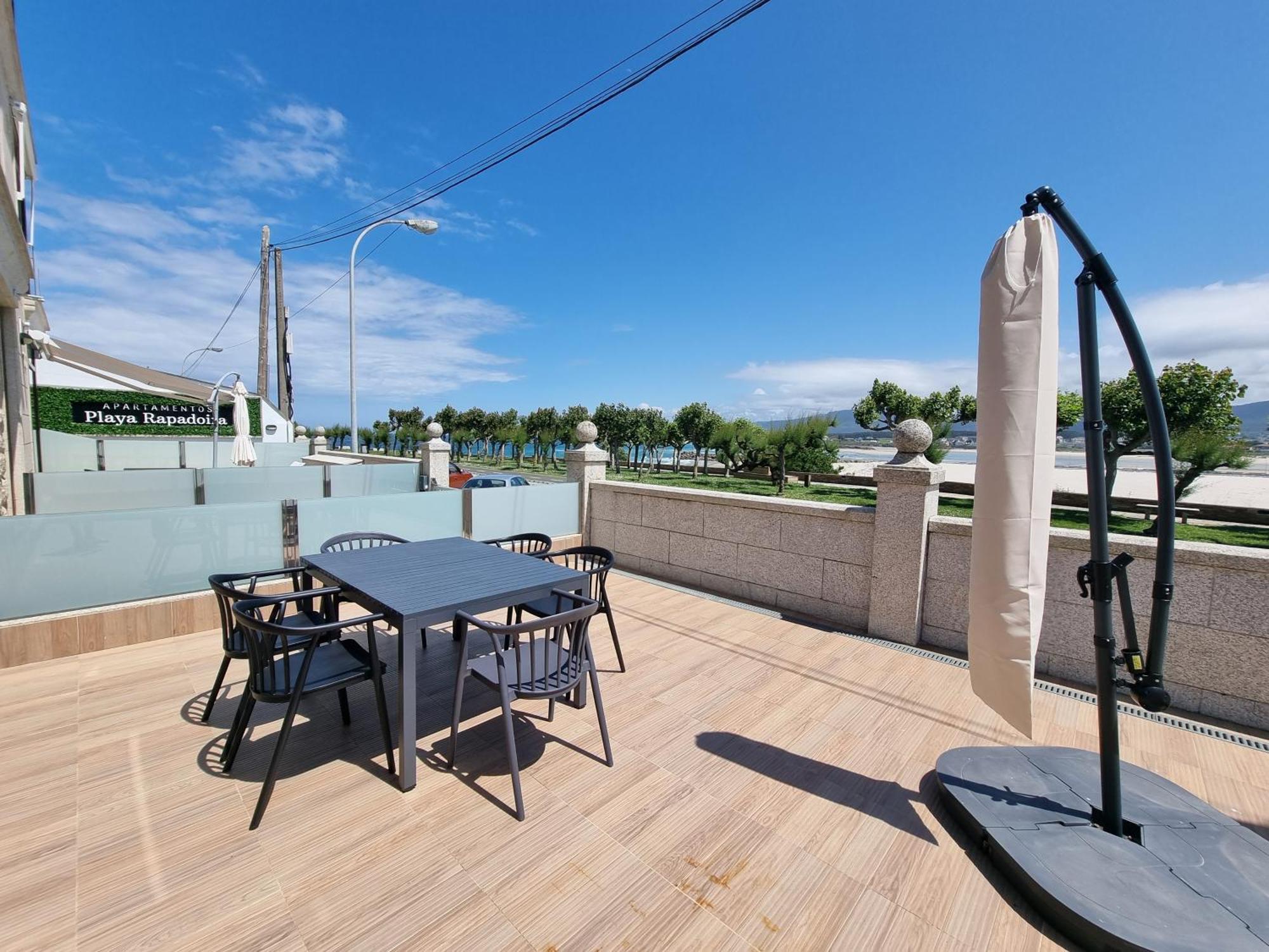 Foz Playa Rapadoira - Bajos Con Terraza Daire Dış mekan fotoğraf