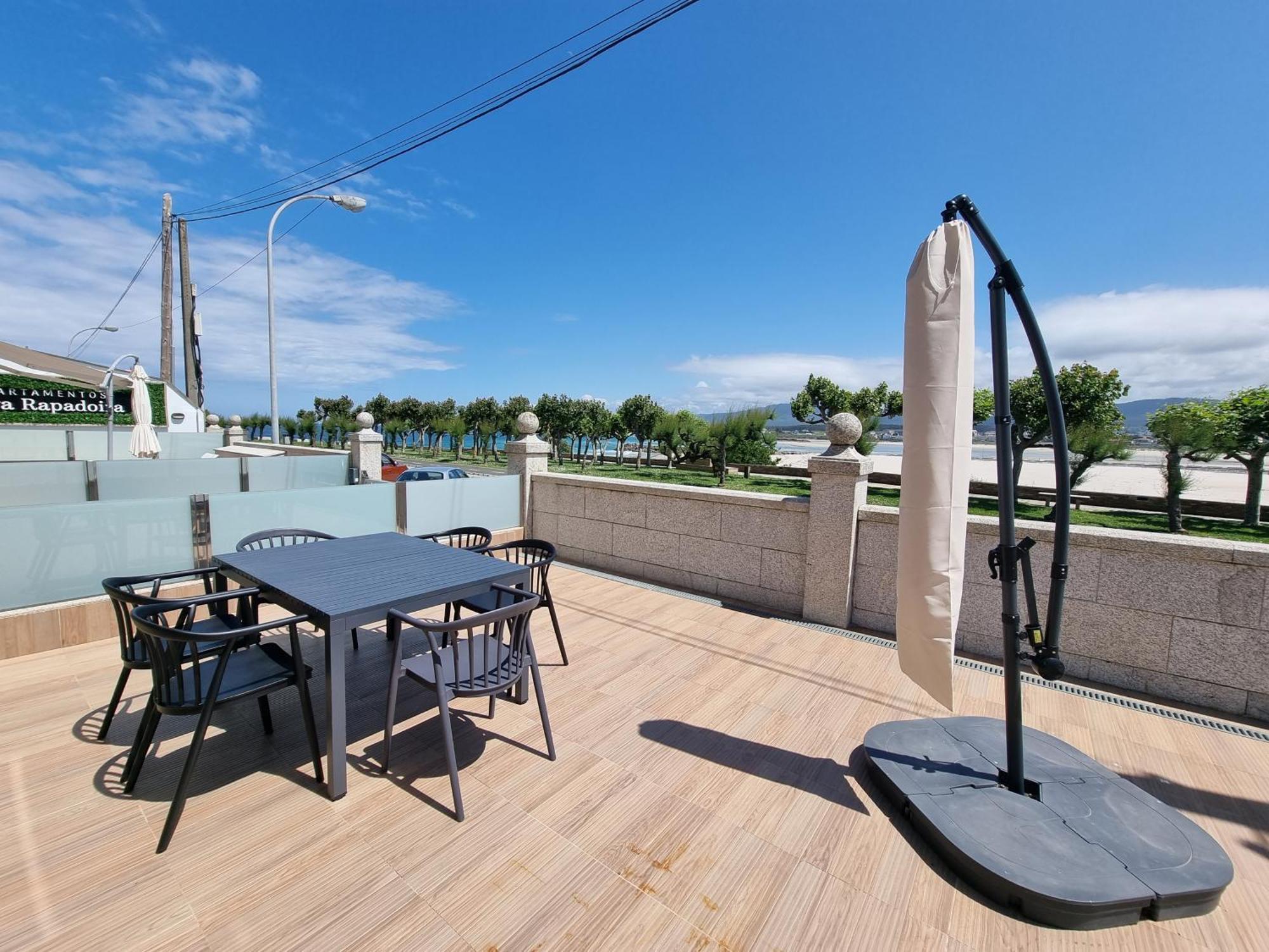 Foz Playa Rapadoira - Bajos Con Terraza Daire Dış mekan fotoğraf