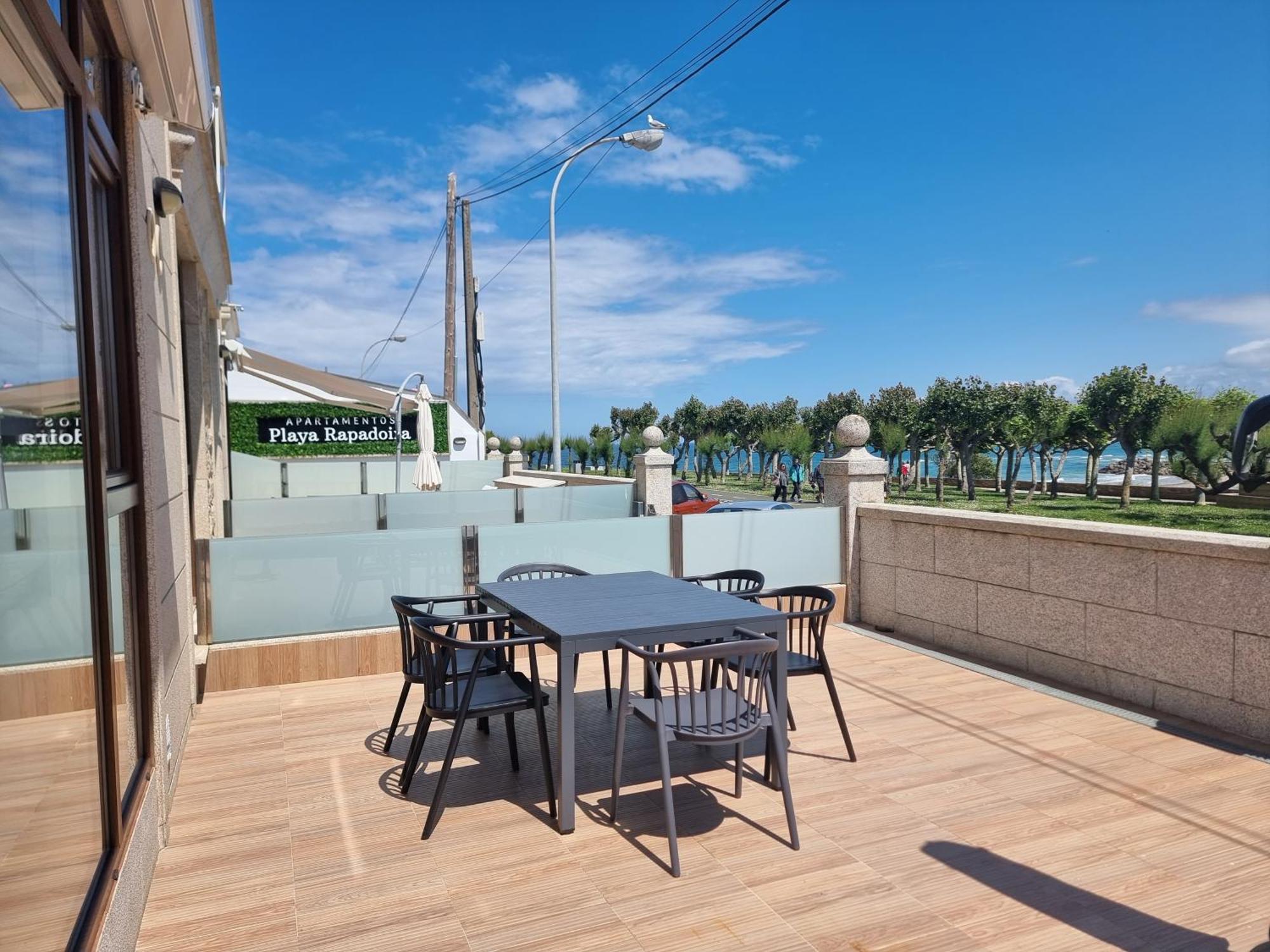 Foz Playa Rapadoira - Bajos Con Terraza Daire Dış mekan fotoğraf