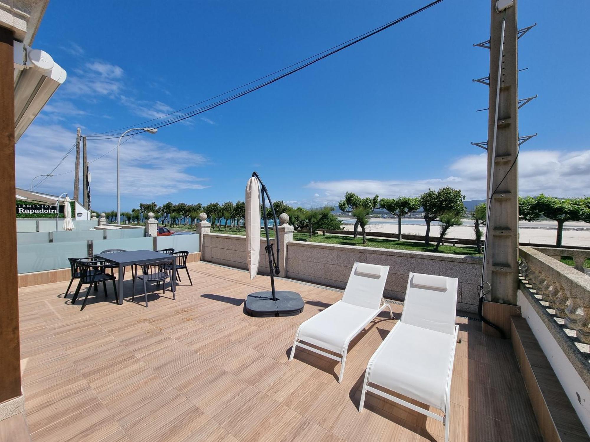 Foz Playa Rapadoira - Bajos Con Terraza Daire Dış mekan fotoğraf