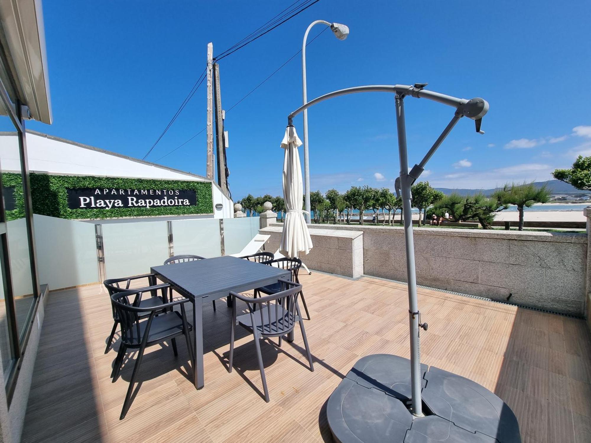 Foz Playa Rapadoira - Bajos Con Terraza Daire Dış mekan fotoğraf