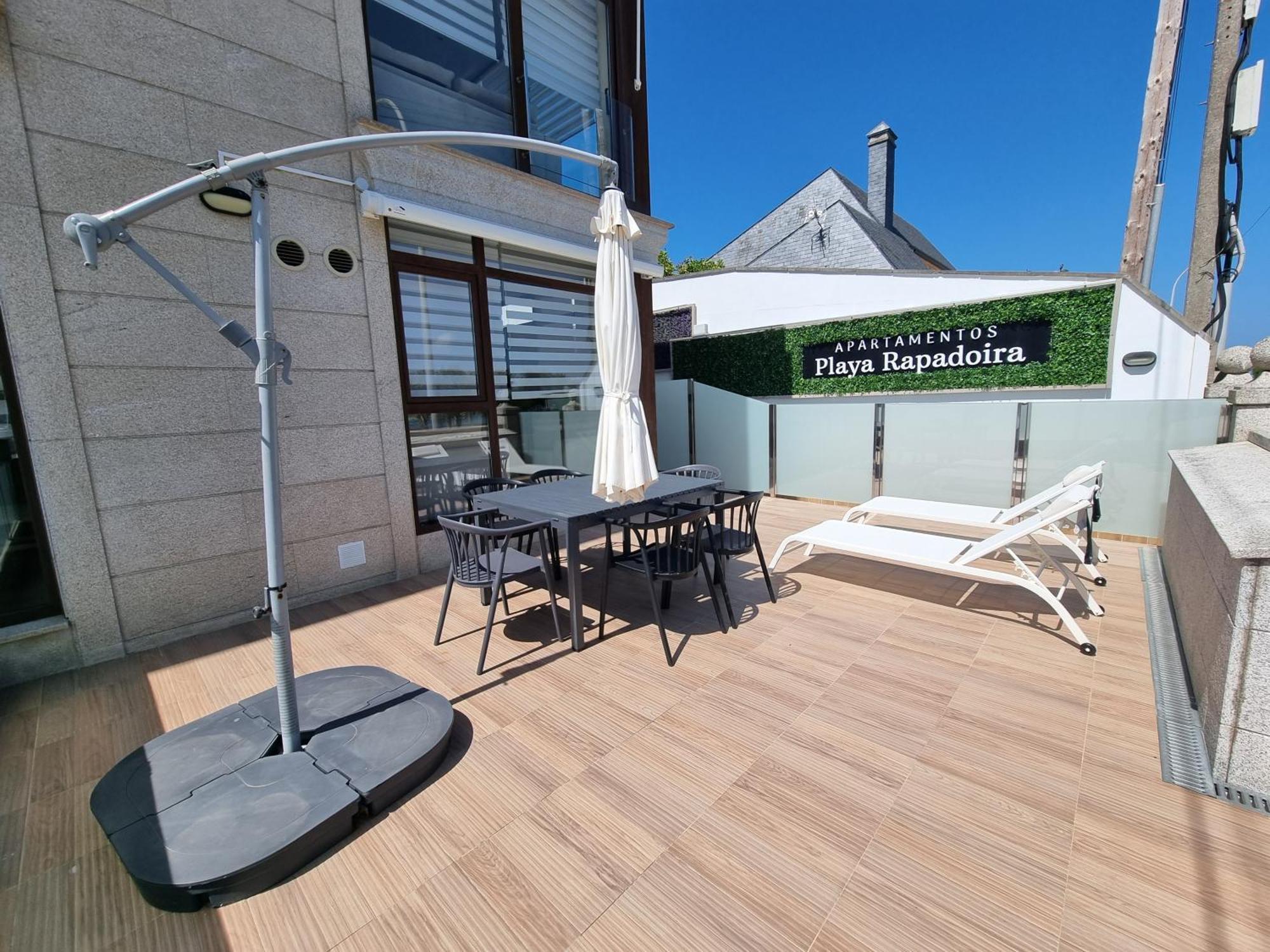 Foz Playa Rapadoira - Bajos Con Terraza Daire Dış mekan fotoğraf